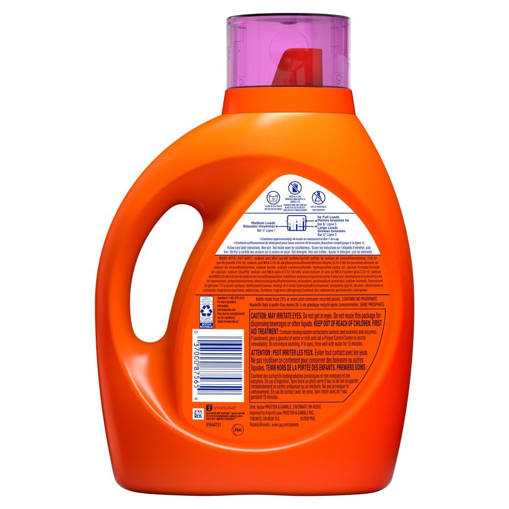 slide 2 of 5, Tide Plus Febreze Freshness Spring & Renewal HE Turbo Clean Liquid Laundry Detergent, 69 fl oz, 44 loads, 2.15 qt