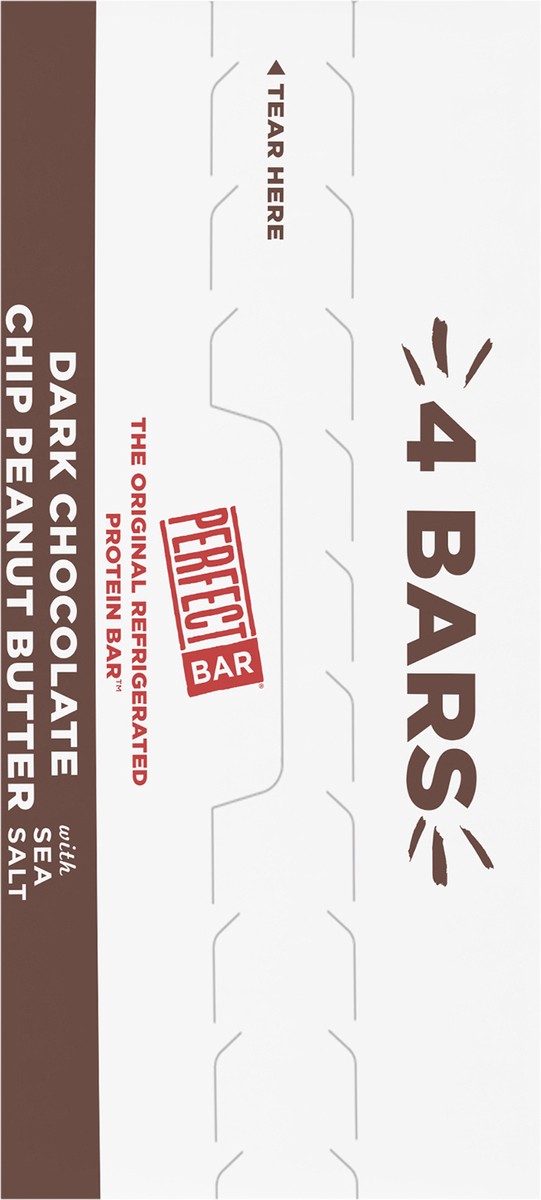 slide 7 of 9, Perfect Bar Gluten-Free Dark Chocolate Chip Peanut Butter Protein Bar, 4 count, 2.3 oz, 4 ct