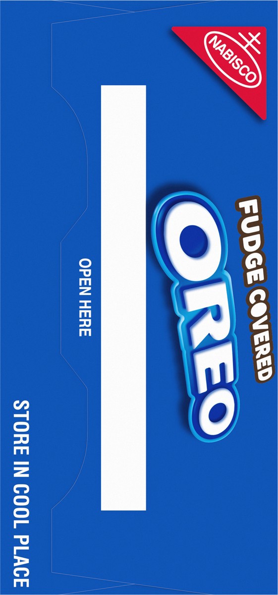 slide 8 of 9, Oreo Fudge Covered Chocolate Sandwich Cookies, 7.9 oz, 7.9 oz