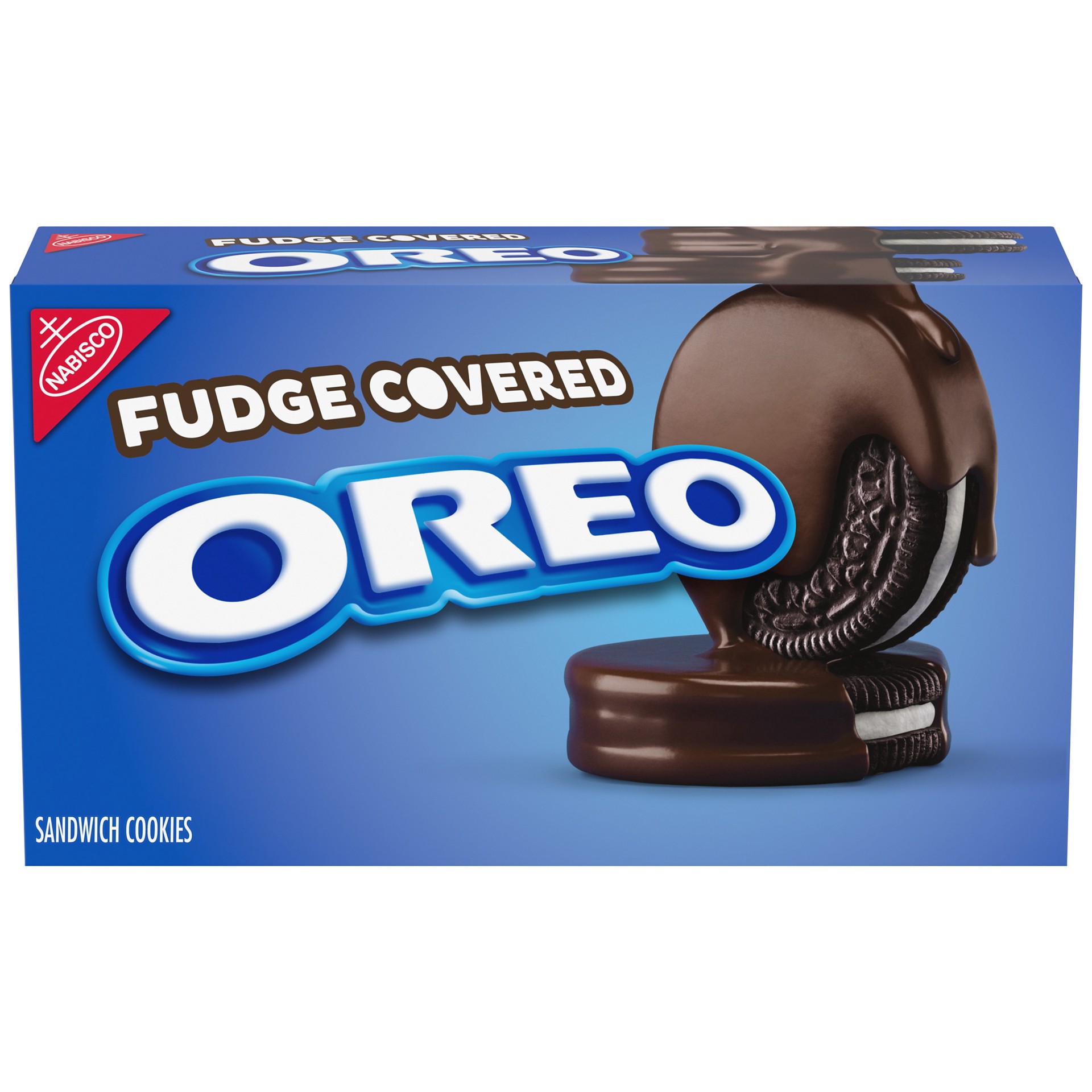 slide 1 of 9, Oreo Fudge Covered Chocolate Sandwich Cookies, 7.9 oz, 7.9 oz