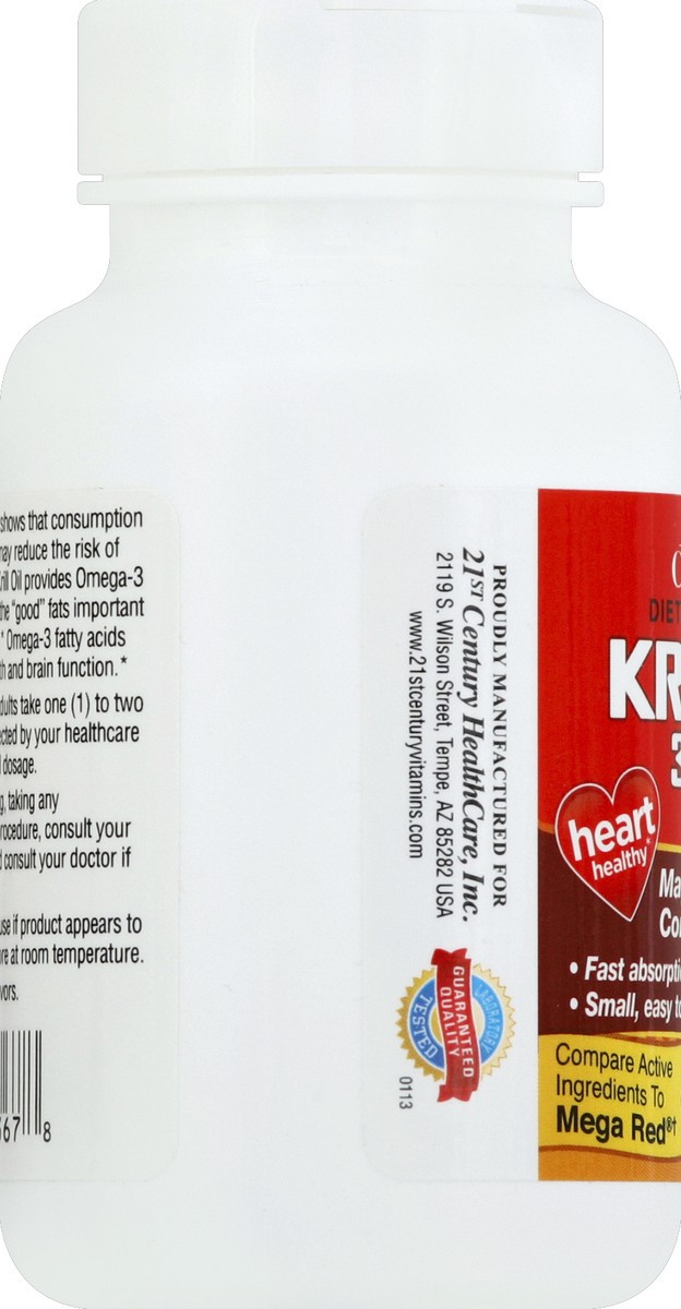 slide 5 of 6, 21st Century Krill Oil 60 ea, 60 ct