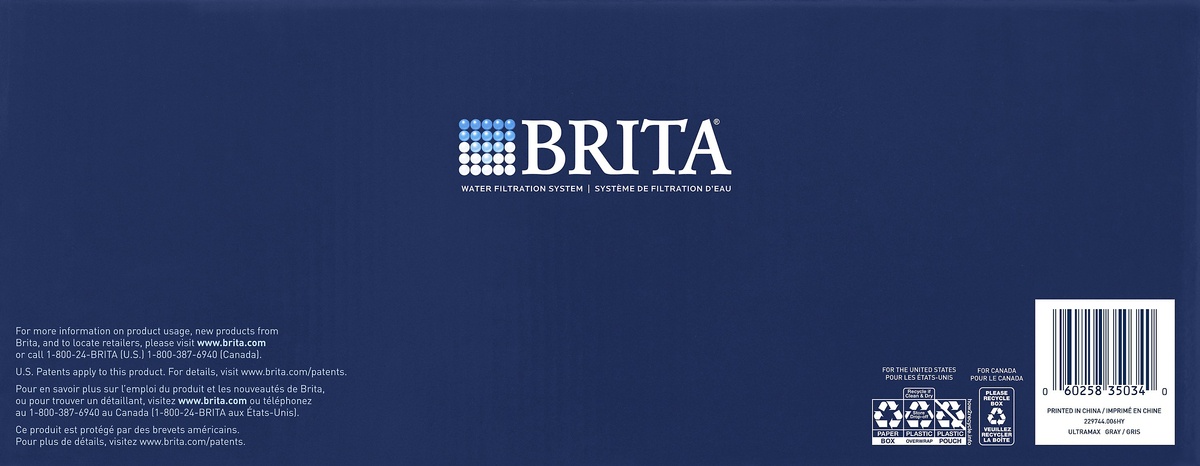 slide 2 of 4, Brita UltraMax 18 Cup Water Filtration Dispenser - White, 1 ct