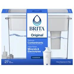 Brita Extra Large Grey Cup Water Filter Dispenser with Standard Filter