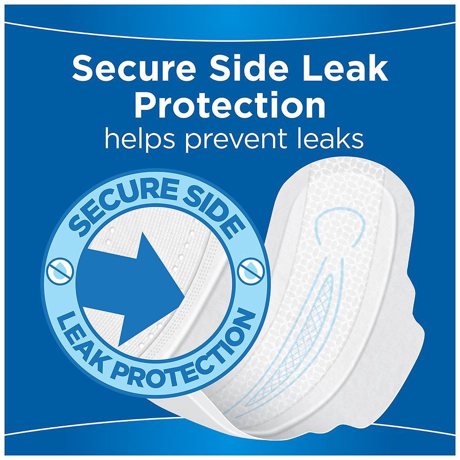 slide 4 of 5, Walgreens Dri-Fit Long Super Ultra Thin Pads, 58 ct