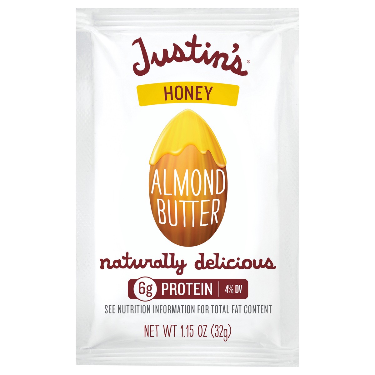 slide 5 of 11, Justin's Honey Almond Butter - 1.15 oz, 1.15 oz