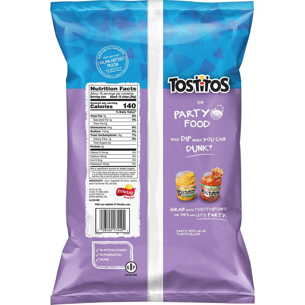 slide 4 of 6, Tostitos Tortilla Chips, 16.12 oz