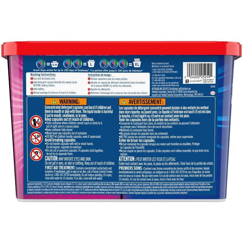 slide 5 of 7, Persil Discs Laundry Detergent Pacs, Intense Fresh, High Efficiency (HE) Compatible, Laundry Soap, 40 Count, 40 ct