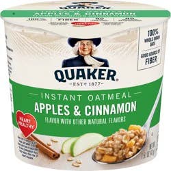 Quaker Instant Oatmeal, Apples & Cinnamon - 1.51 oz