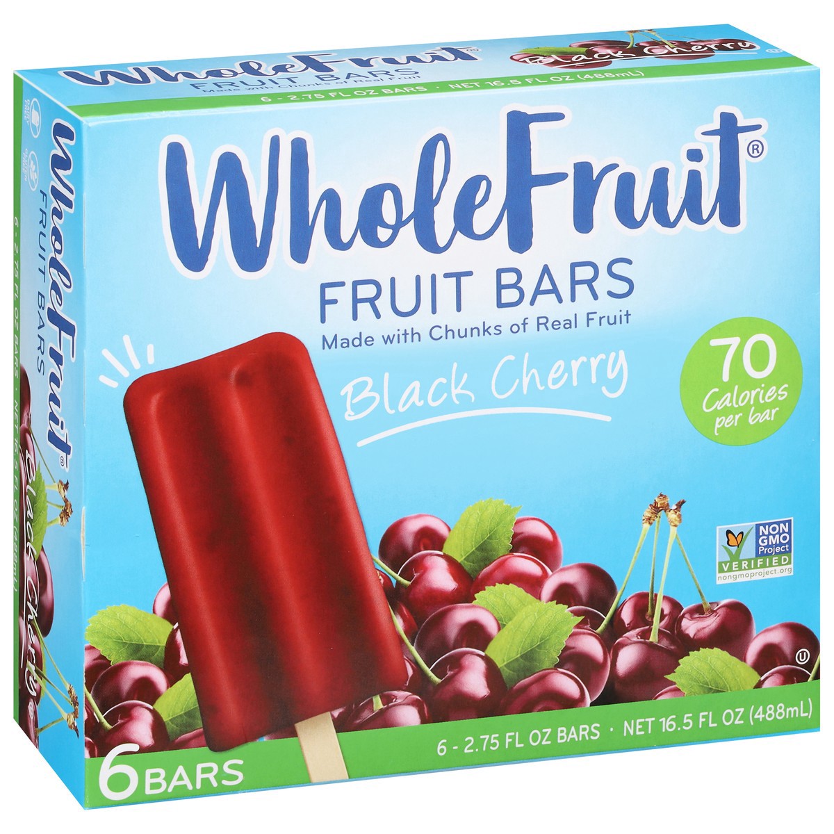 slide 5 of 12, Gelatelli frozen fruit bars, black cherry, 16.5 fl oz