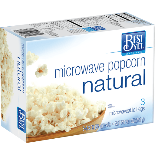 slide 1 of 2, Best Yet Microwave Kettle Popcorn, 9.9 oz