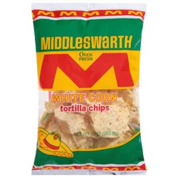 Middleswarth Oven Fresh White Corn Tortilla Chips 10 oz
