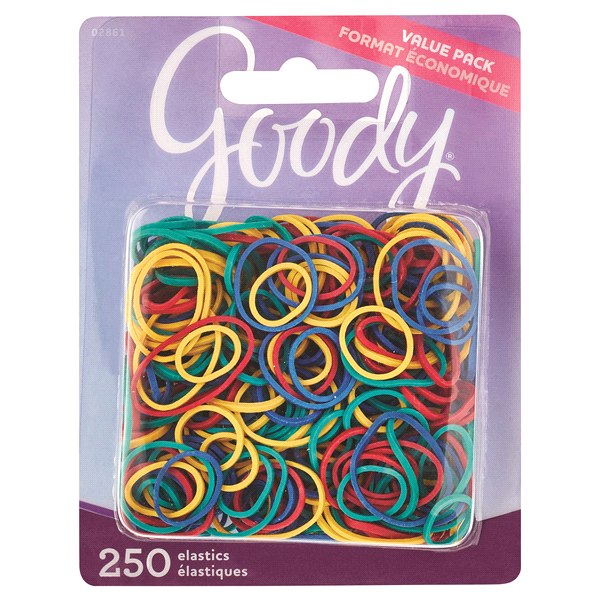 slide 1 of 1, Goody Classics Rubberband, Assorted Colors, 250 pc