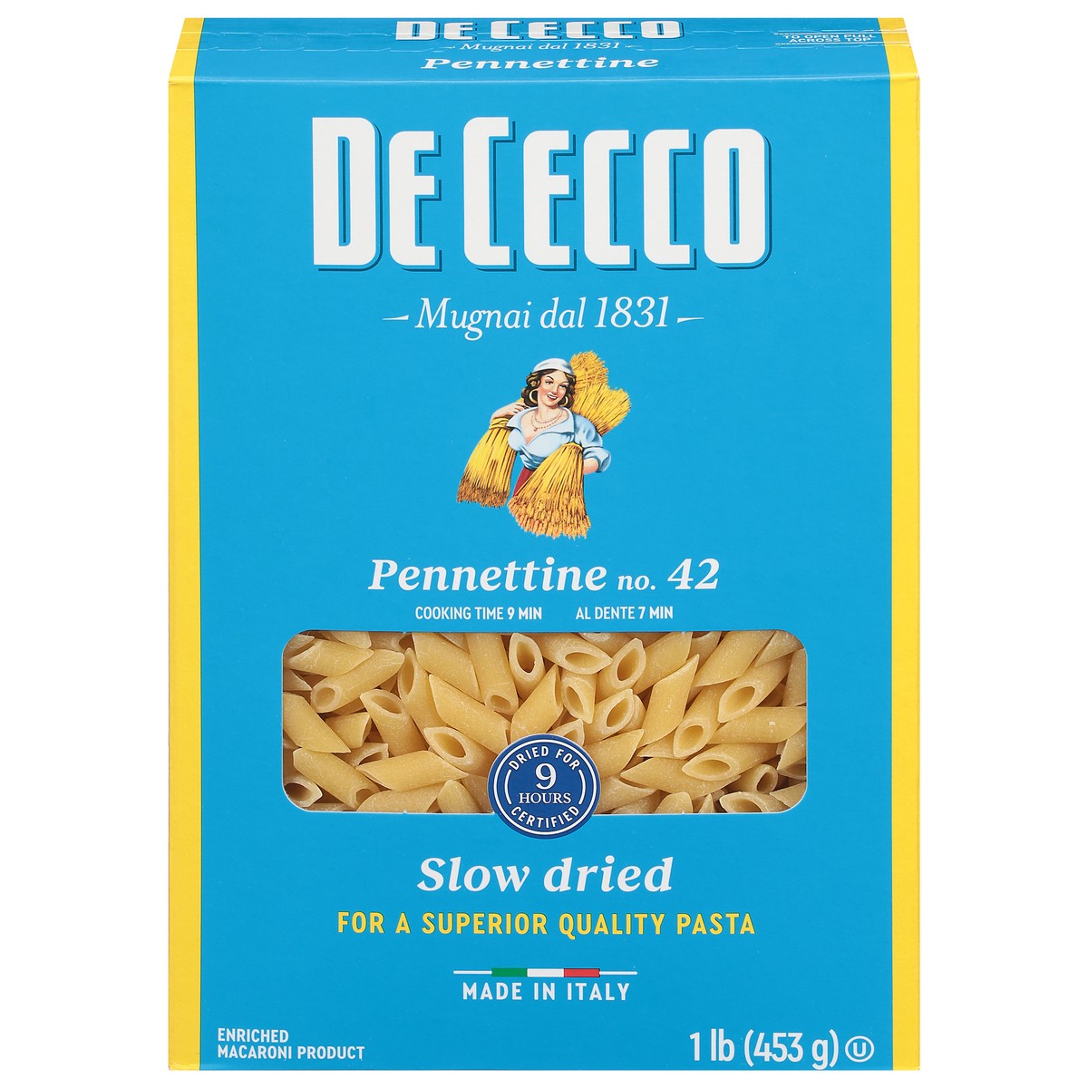 slide 1 of 13, De Cecco No. 42 Pennettine 1 lb, 16 oz