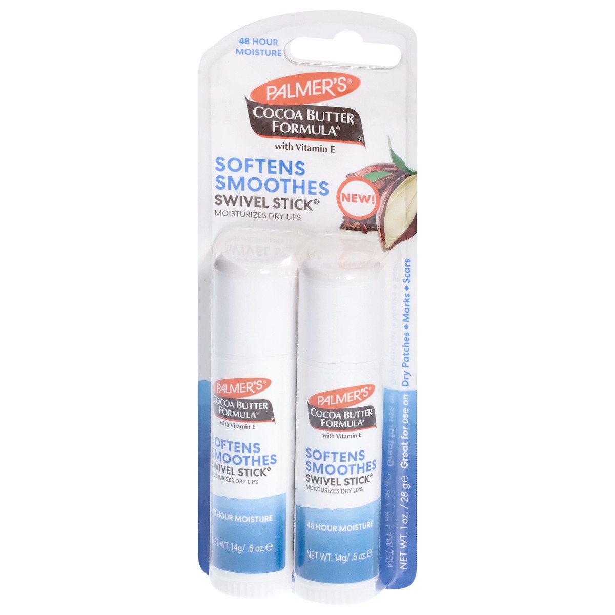 slide 4 of 9, Palmer's Cocoa Butter Formula Softens Smoothes Swivel Stick 2 - 14 g Tubes, 2 ct