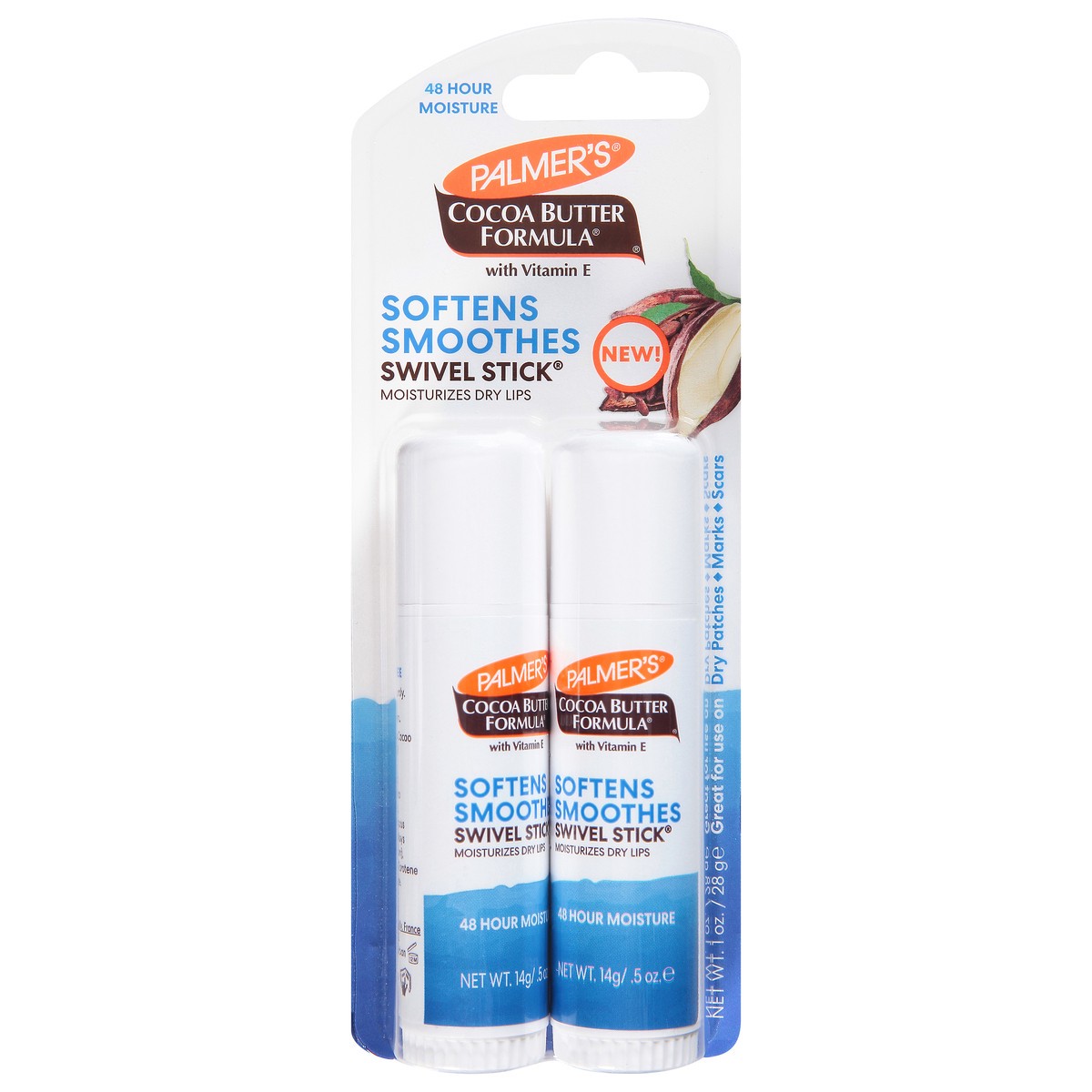 slide 1 of 9, Palmer's Cocoa Butter Formula Softens Smoothes Swivel Stick 2 - 14 g Tubes, 2 ct