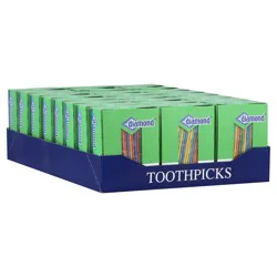 Diamond Round Color Toothpicks 250 ea
