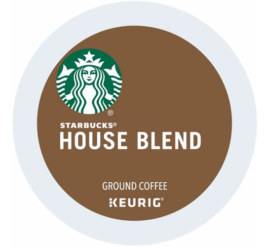 slide 1 of 1, Starbucks House Blend Coffee K-Cup Pods, 0.42 Oz, Box Of 24 Pods - 24 ct, 24 ct