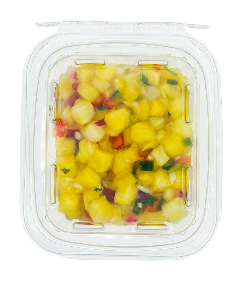 slide 1 of 1, Mix Pico De Gallo W/Pineapple Clamshell, 0.63 lb