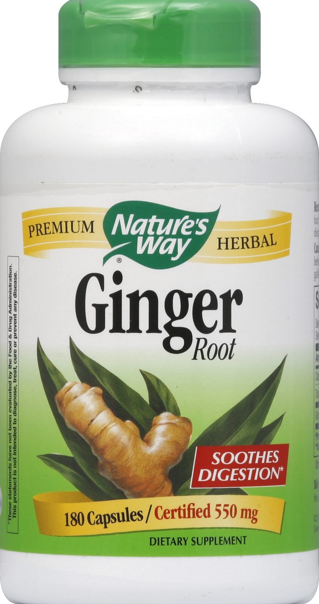 slide 2 of 2, Nature's Way Ginger Root 180 ea, 180 ct