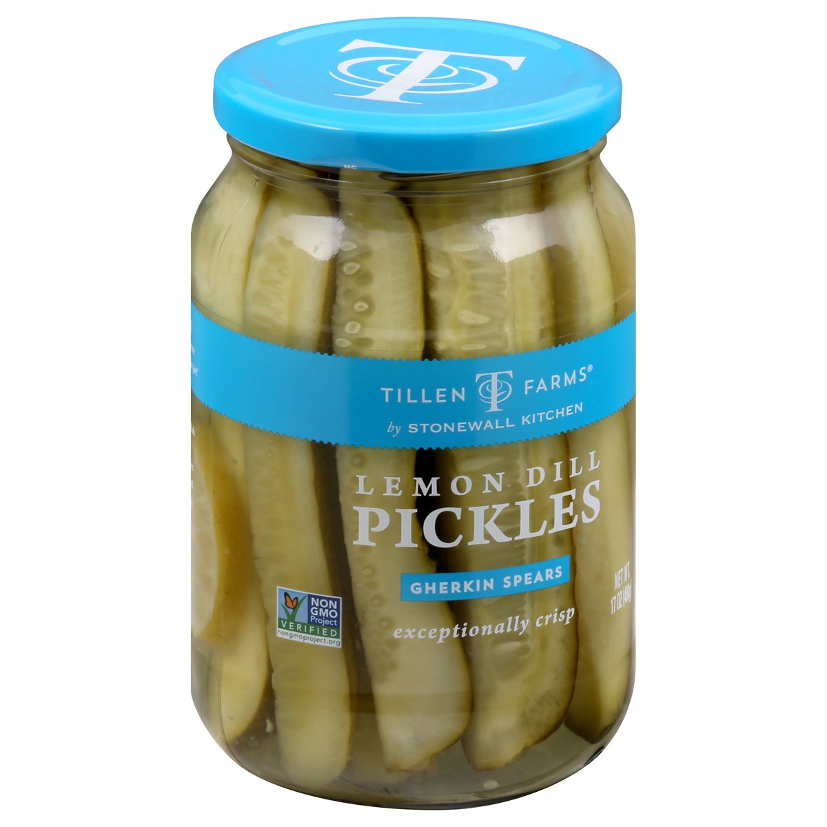 slide 8 of 12, Tillen Farms Gherkin Spears Lemon Dill Pickles 17 oz, 17 oz