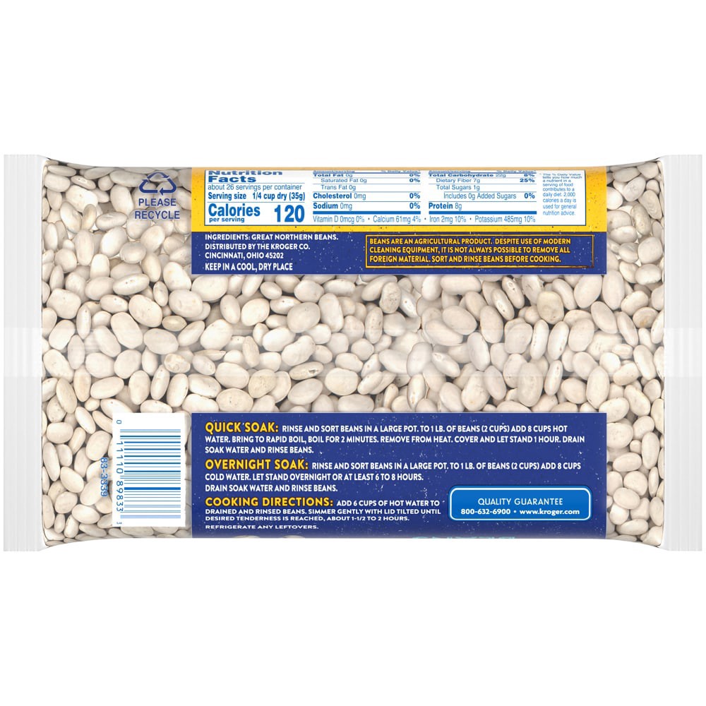 slide 4 of 4, Kroger Great Northern Beans, 32 oz