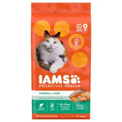 Proactive Health Hairball Care Premium with Real Chicken & Salmon Cat Nutrition 56 oz