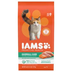 Proactive Health Hairball Care Premium with Real Chicken & Salmon Cat Nutrition 56 oz