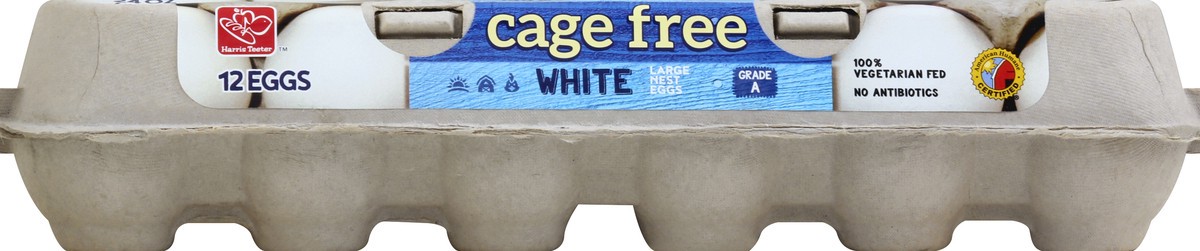 slide 1 of 1, Harris Teeter Naturals Cage Free Nest Eggs, 1 doz