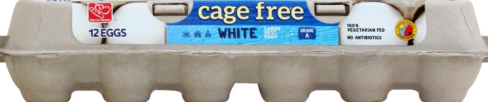 slide 1 of 3, Harris Teeter Naturals Cage Free Nest Eggs, 1 doz