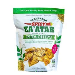 Terranean Herbs & Spices Terranean Spicy Zaatar Pita Chips 6.5Oz