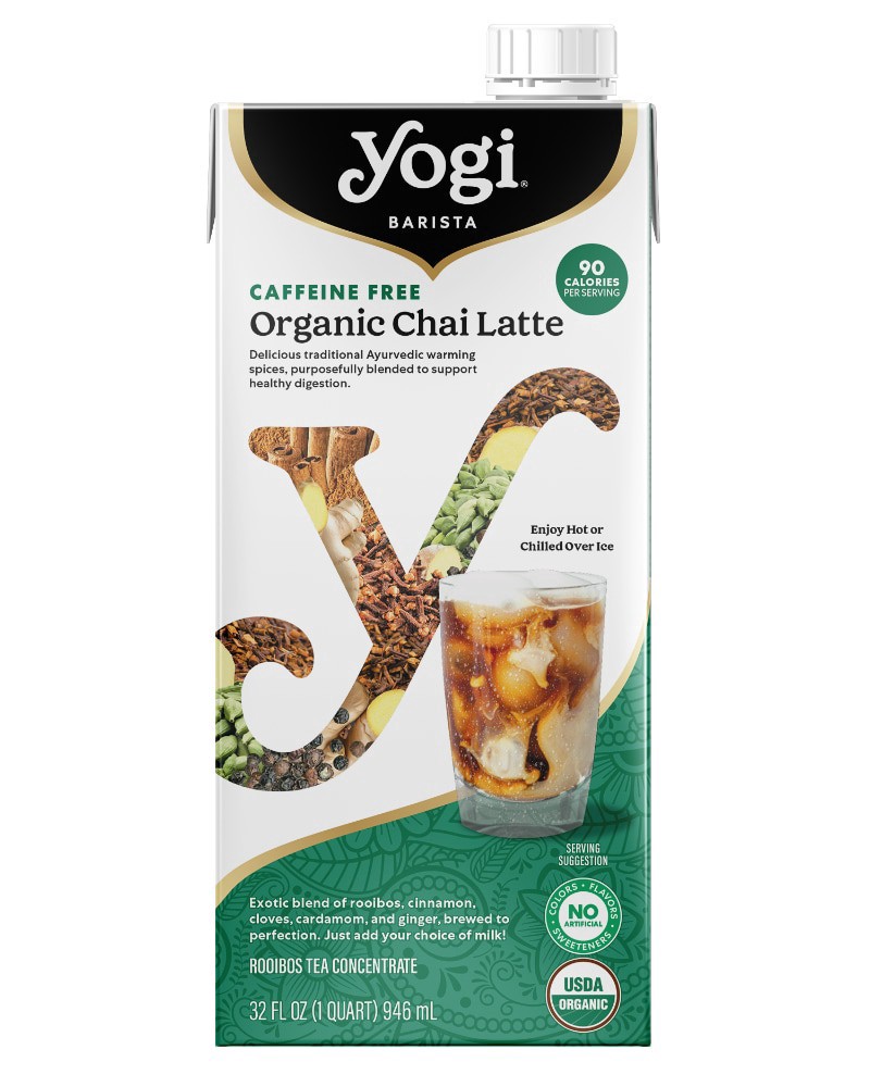 slide 5 of 6, Yogi Caffeine Free Organic Chai Latte - 32 fl oz, 32 fl oz