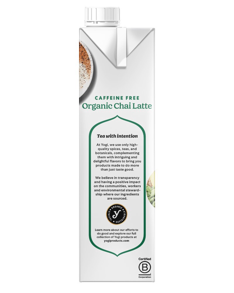 slide 3 of 6, Yogi Caffeine Free Organic Chai Latte - 32 fl oz, 32 fl oz
