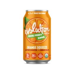 Evolution Fresh Orange Squeeze Real Fruit Soda- 12 oz