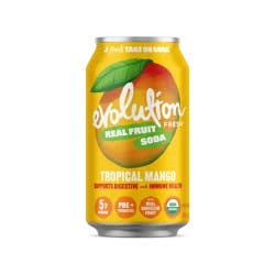 Evolution Fresh Tropical Mango Organic Real Fruit Soda - 12 fl oz Can