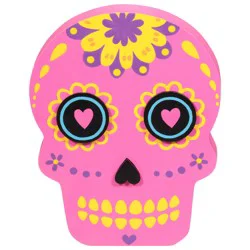 Ssel Dod Wood Skull Tbl Top - Ea