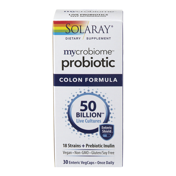 slide 1 of 1, Solaray Mycrobiome Probiotic Colon Formula, 1 ct