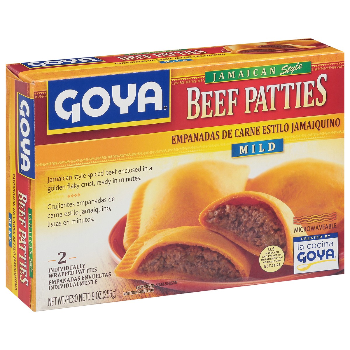 slide 3 of 9, Goya Mild Jamaican Style Beef Patties 2 Each, 2 ct