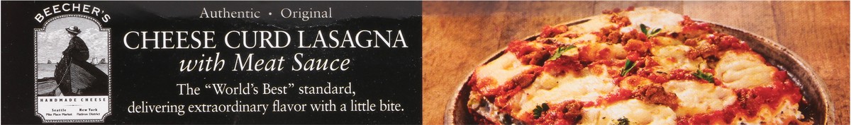 slide 9 of 13, Beecher's Original Cheese Curd Lasagna with Meat Sauce 21 oz, 21 oz