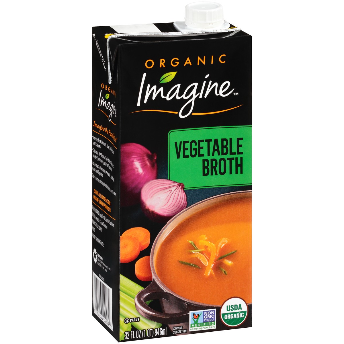 slide 1 of 10, Imagine Foods Vegetable Organic Soup, 32 oz