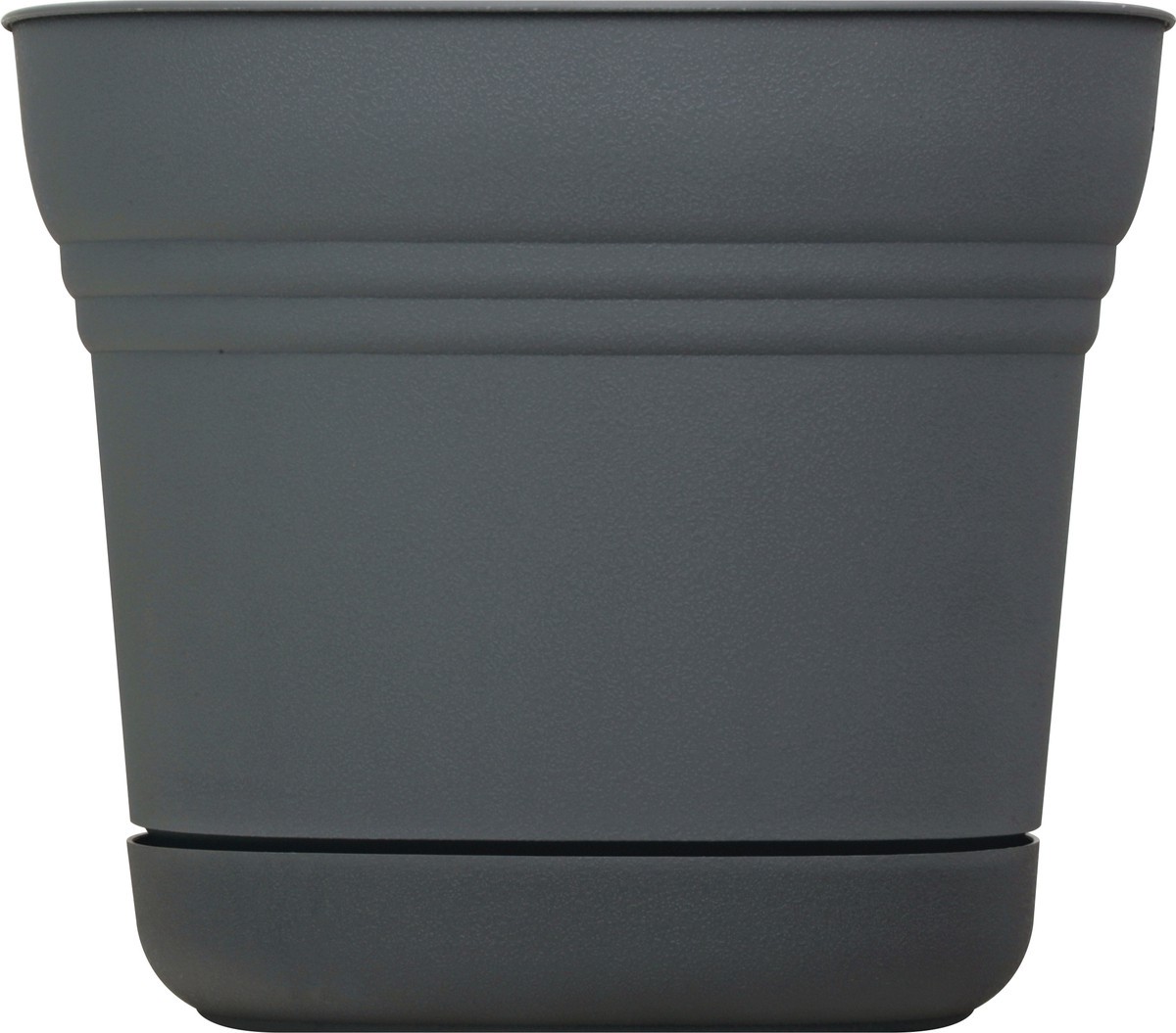 slide 9 of 10, Bloem Saturn Charcoal 10 Inches Planter 1 ea, 10 in