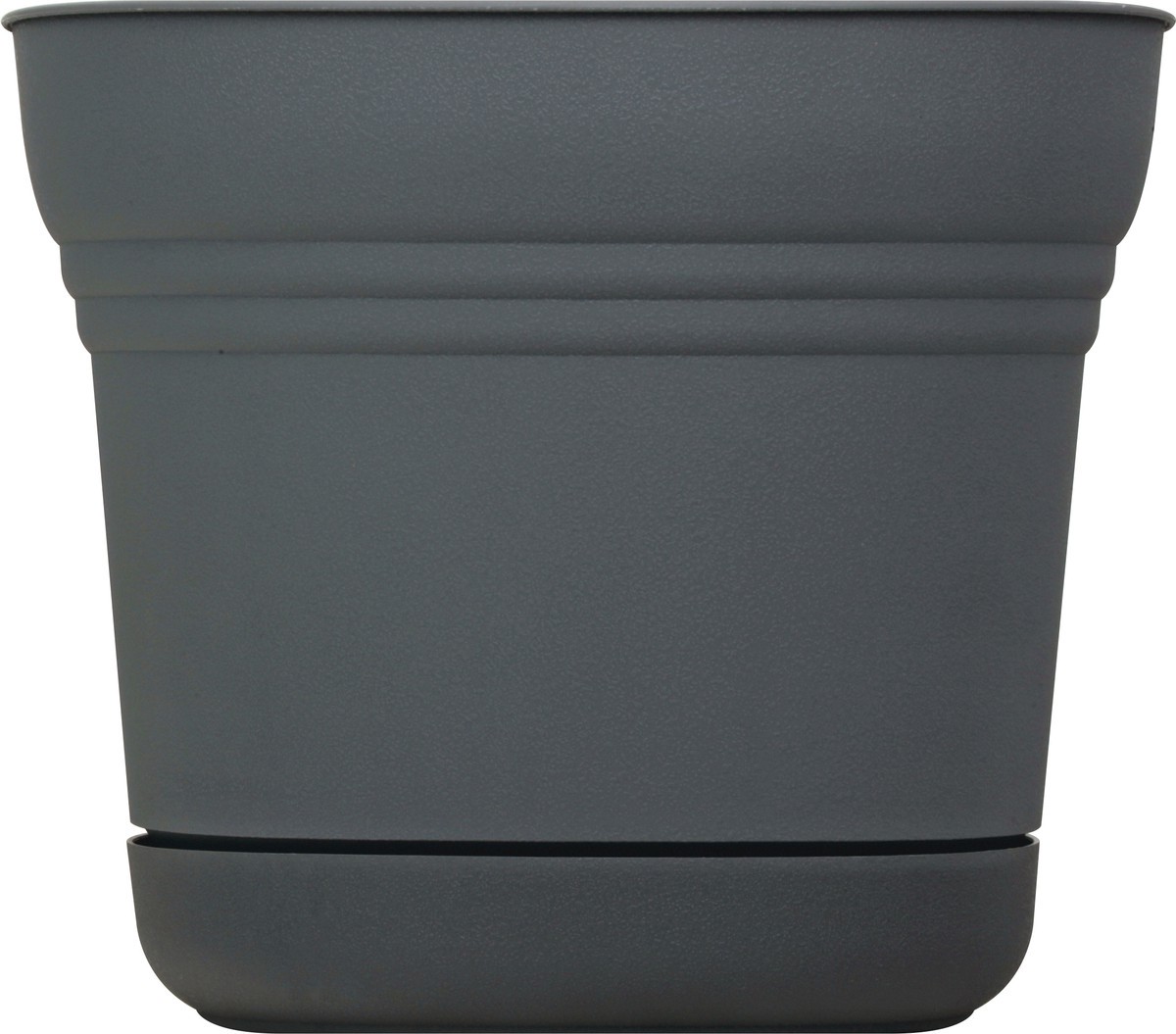 slide 2 of 10, Bloem Saturn Charcoal 10 Inches Planter 1 ea, 10 in