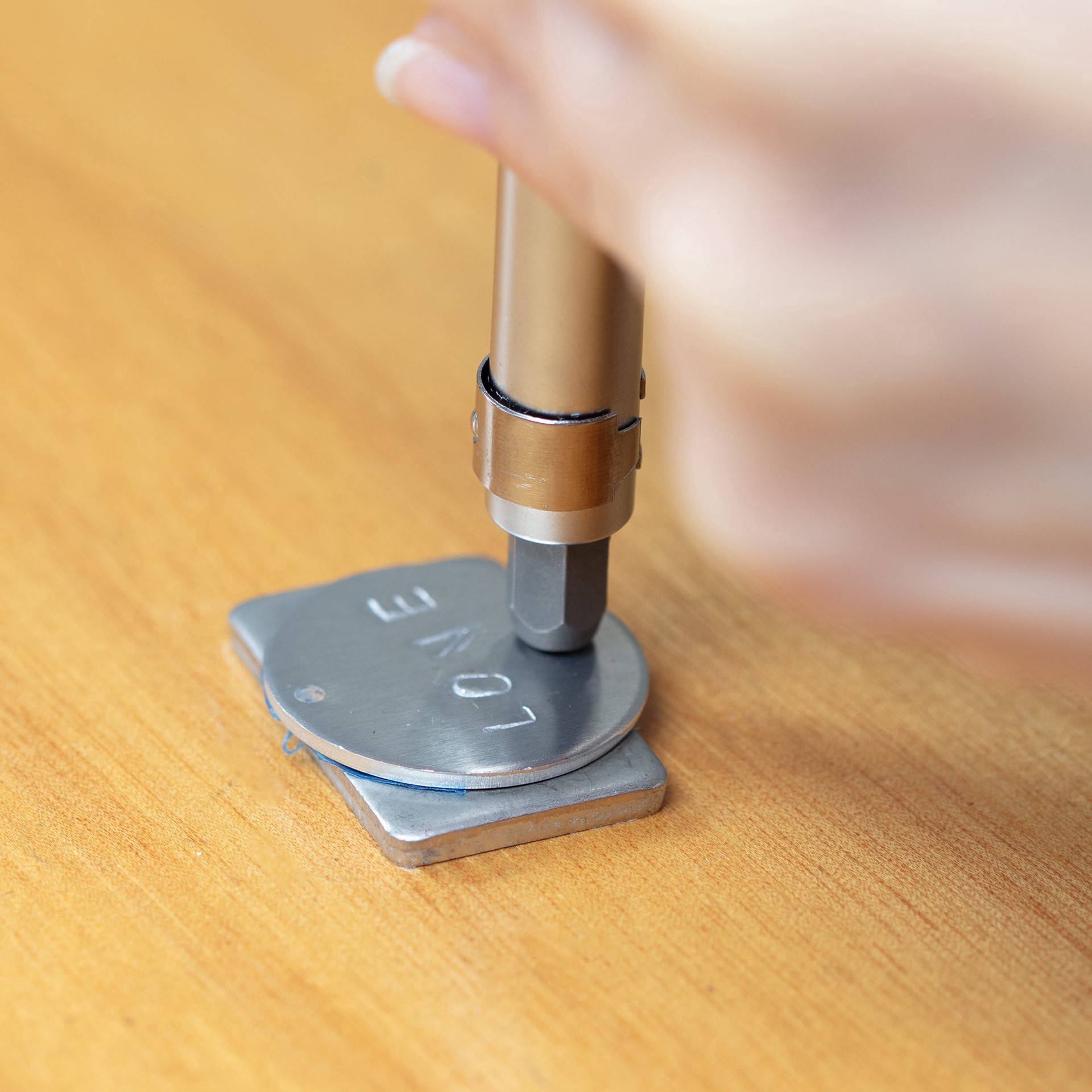 slide 5 of 10, Cousindiy Stamp & Go Tools Stamping Tool Set With Blanks, 1 ct