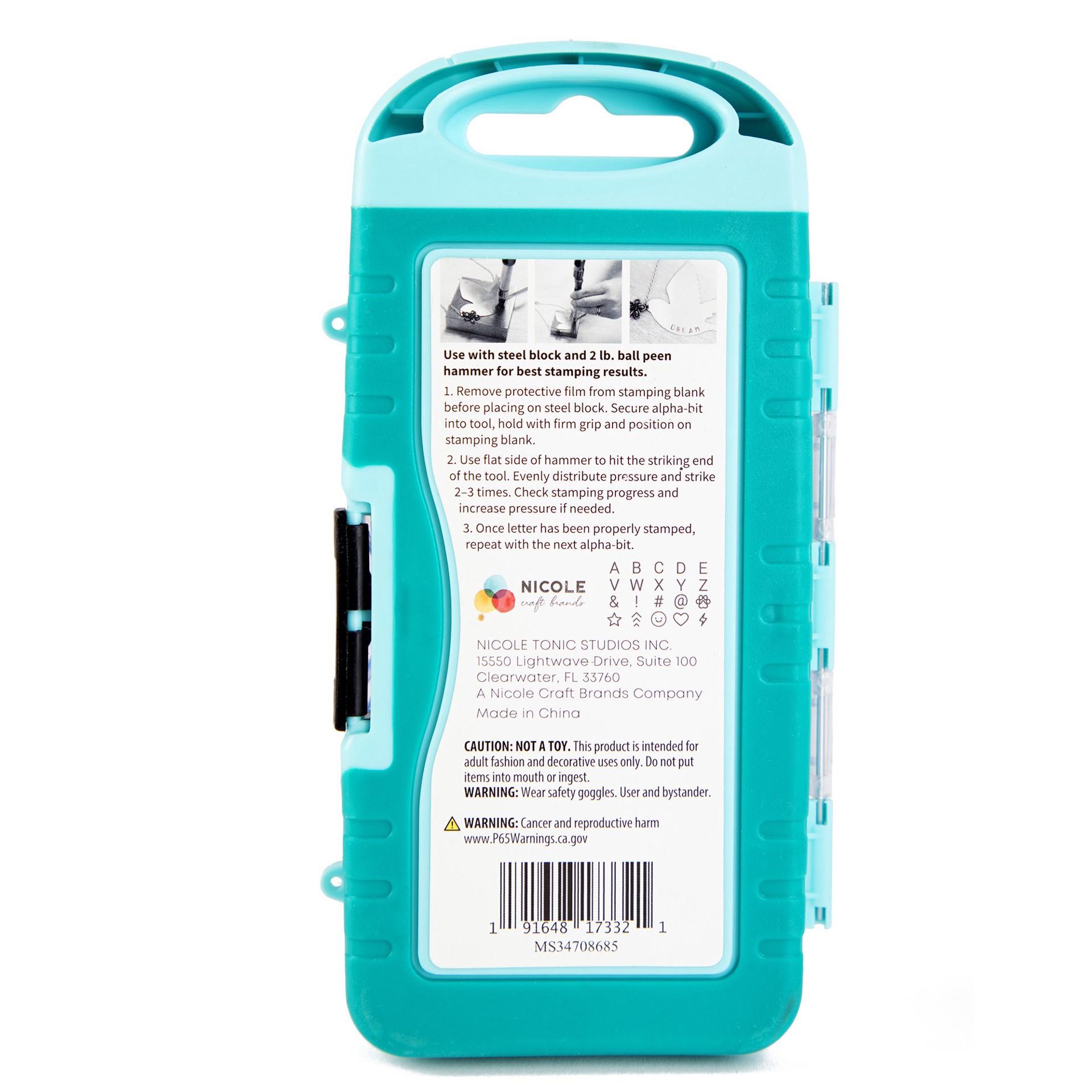 slide 3 of 10, Cousindiy Stamp & Go Tools Stamping Tool Set With Blanks, 1 ct