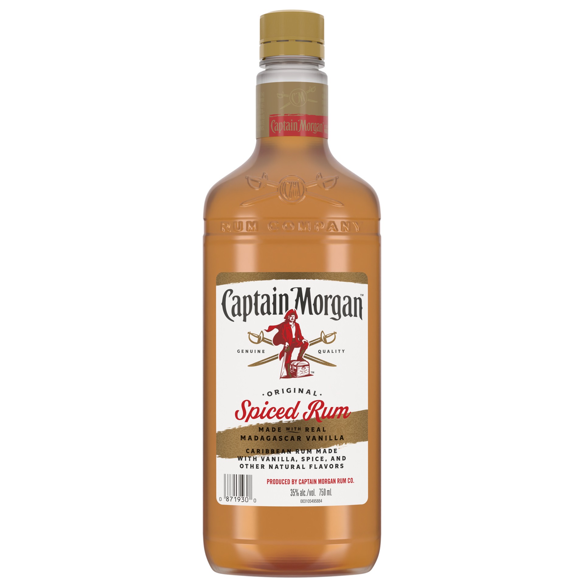 slide 1 of 5, Captain Morgan Original Spiced Rum , 750 mL, 750 ml