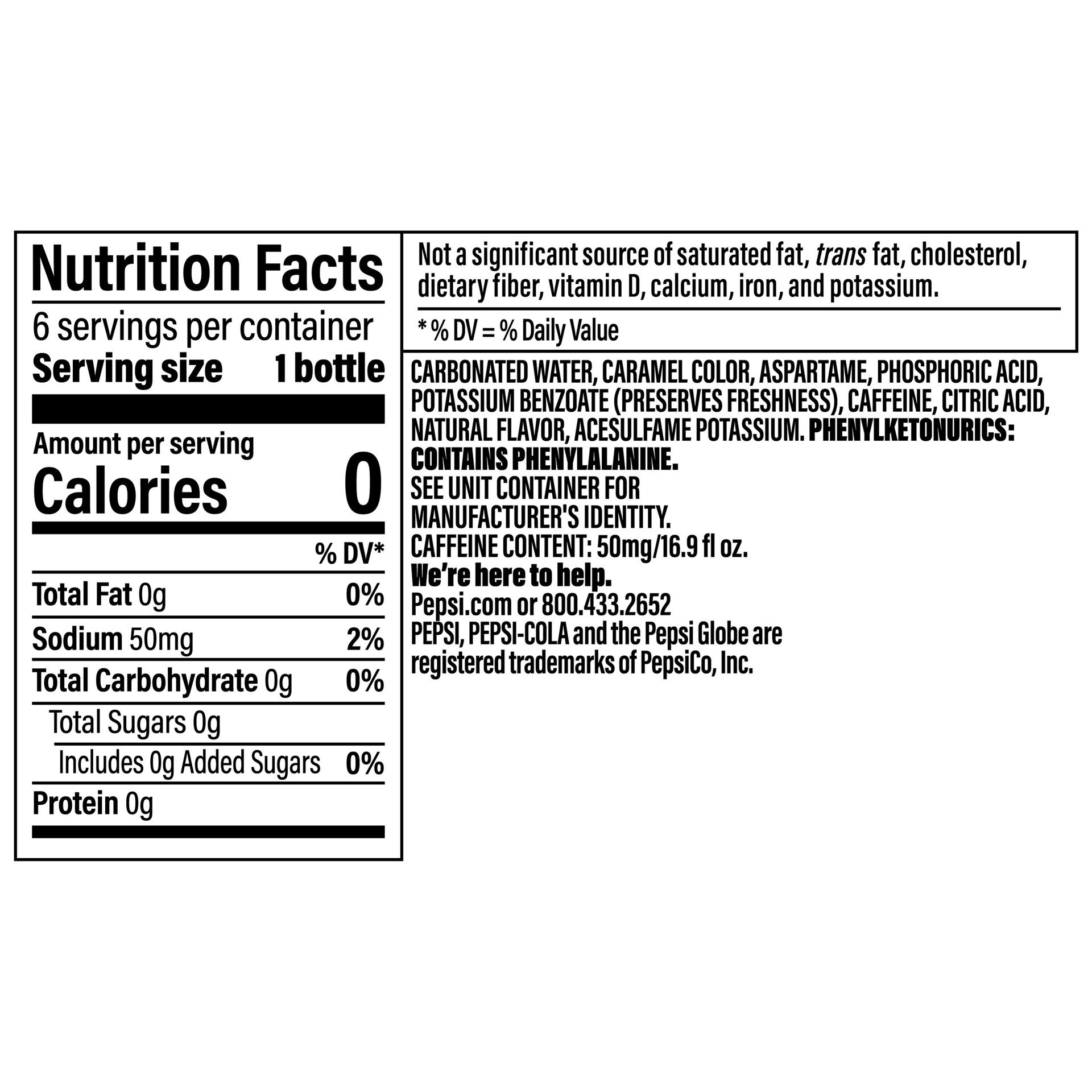 slide 2 of 5, Diet Pepsi Cola, 6 ct