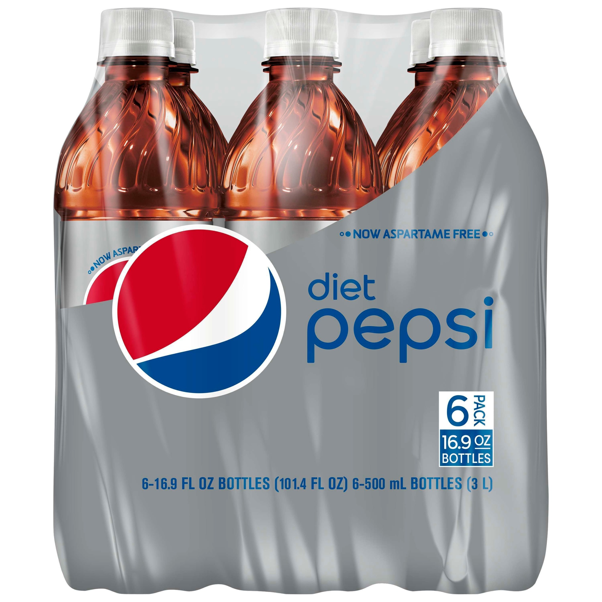 slide 1 of 4, Pepsi Diet Cola, 6 ct; 16.9 fl oz