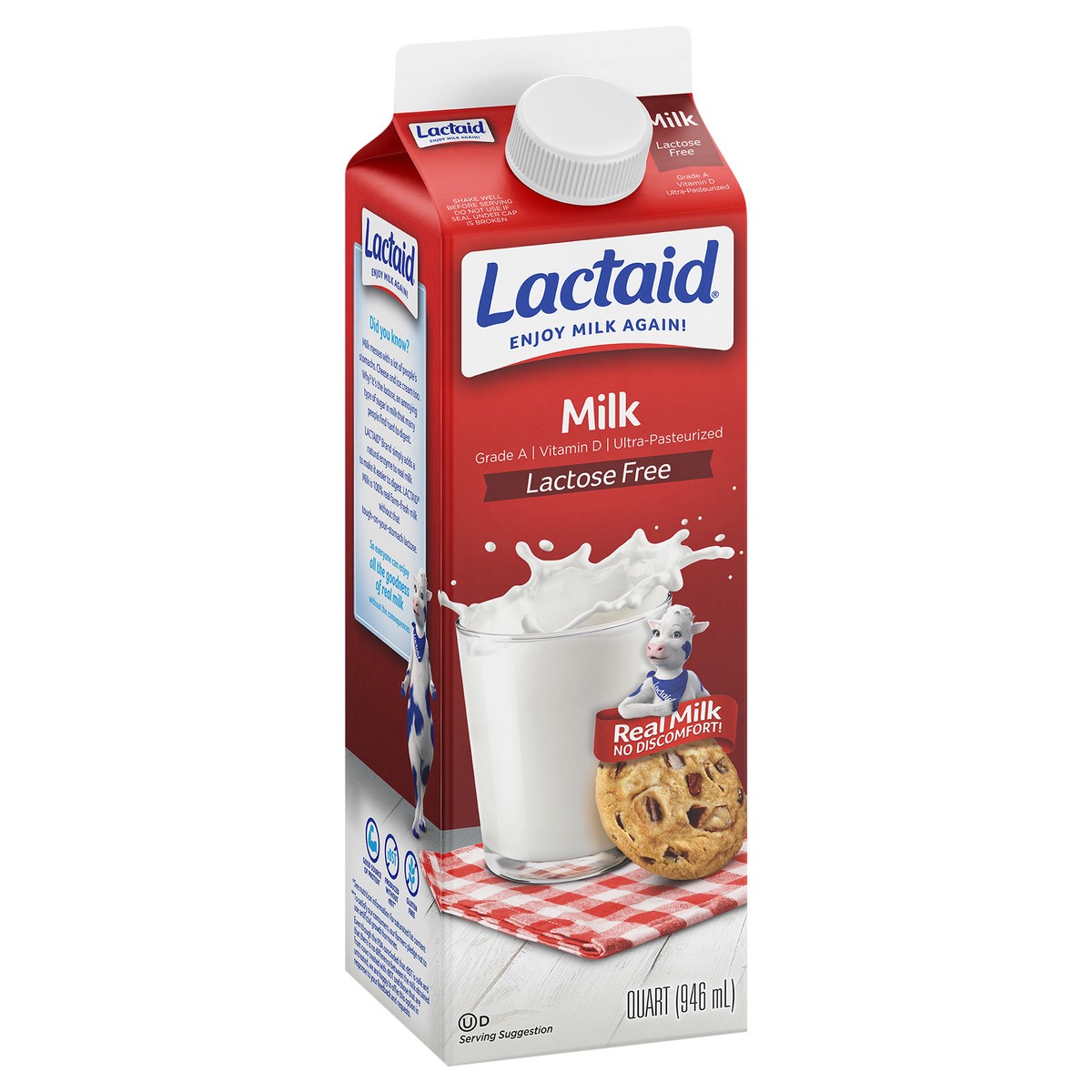 slide 4 of 9, Lactaid Whole Milk, 32 oz, 1 qt