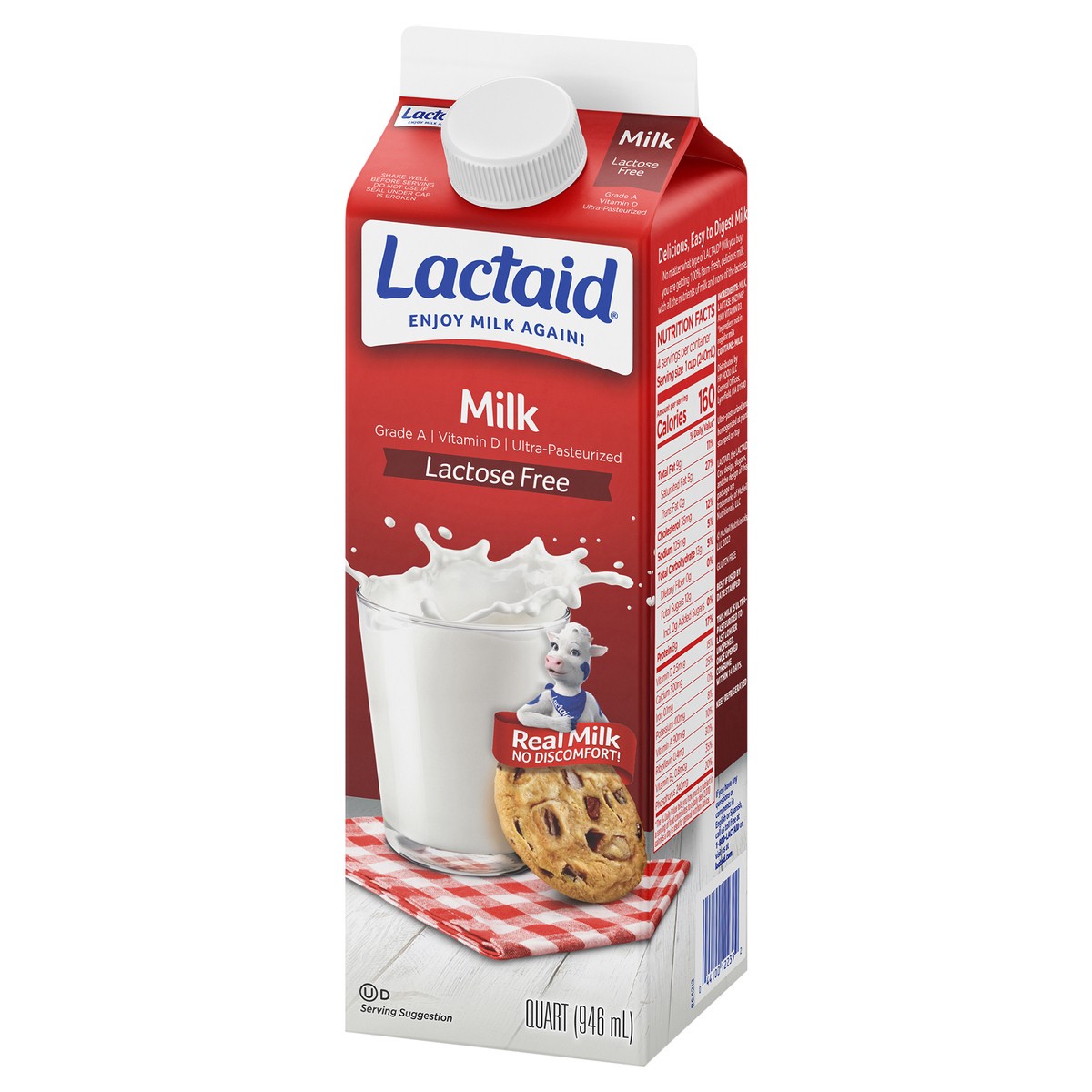 slide 6 of 9, Lactaid Whole Milk, 32 oz, 1 qt