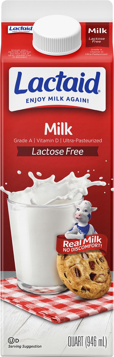 slide 2 of 9, Lactaid Whole Milk, 32 oz, 1 qt