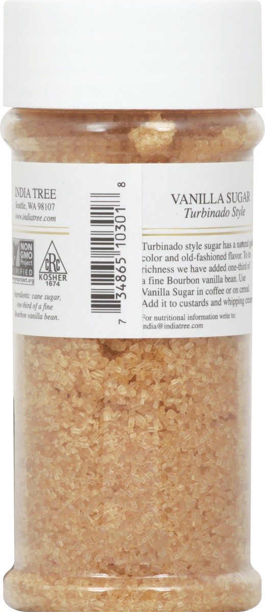slide 4 of 12, India Tree Turbinado Style Vanilla Sugar 6.3 oz, 6.3 oz
